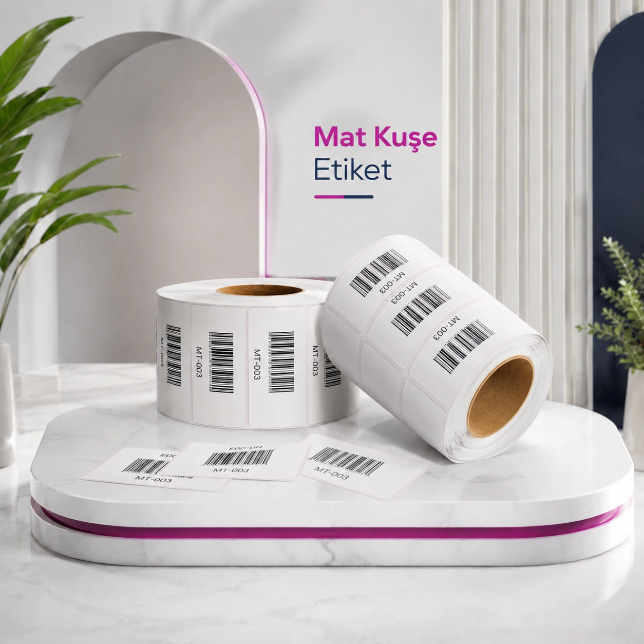Mat Kuşe Etiket