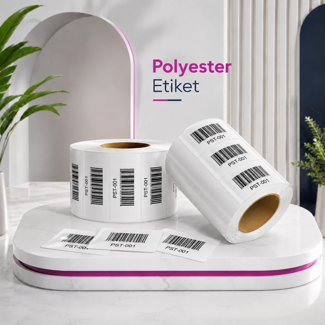 Polyester Etiket