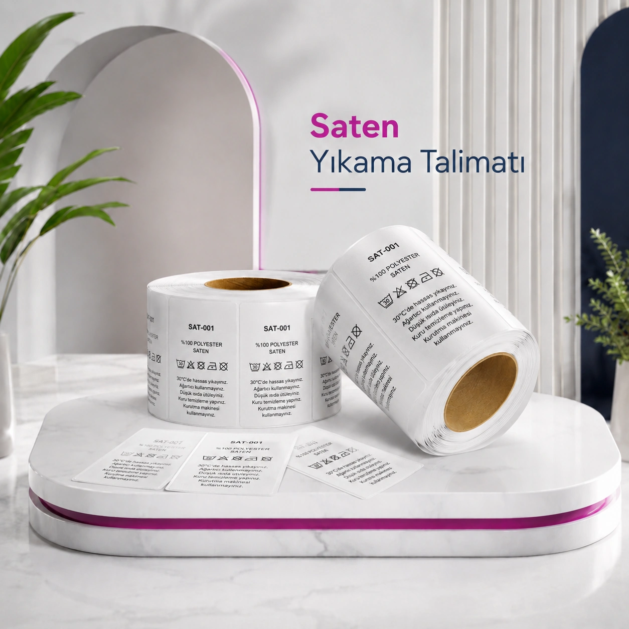 Saten Yıkama Talimatı